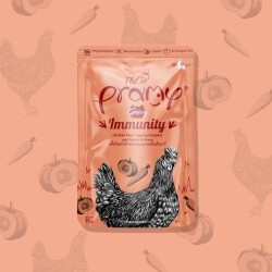 Pramy İmmunıty Kedilerde Bağışıklık Sisitemi Gelişimi İçin Tavuk Havuç Ve Balkabaklı Kedi Konserve Maması 70 gr - Pramy