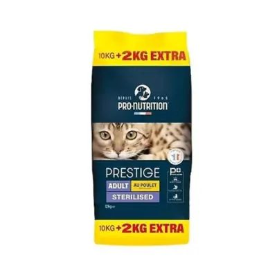 Pro Nutrition Prestige Sterilised Tavuklu Kısırlaştırılmış Kedi Maması 12 kg
