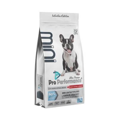 Pro Performance Light Mini Irk Kuzulu ve Yaban Mersinli Diyet Kısırlaştırılmış Yetişkin Köpek Maması 2 Kg - 1