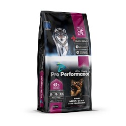 Pro Performance Ultra Premium Orta ve Büyük Irklar İçin Kuzulu ve Yaban Mersinli Yavru Köpek Maması 12 Kg - Properformance
