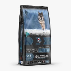 Pro Performance Ultra Premium Orta ve Büyük Irklar İçin Somonlu ve Yaban Mersinli Yetişkin Köpek Maması 12 Kg - Properformance