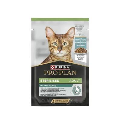 Pro Plan Jelly Pouch Okyanus Balıklı Kısırlaştırılmış Yetişkin Kedi Konservesi 85 gr - 1