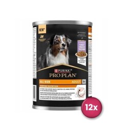 Pro Plan Jöle İçinde Hindi Etli Yetişkin Köpek Konservesi 400 Gr X 12 Adet - Pro Plan