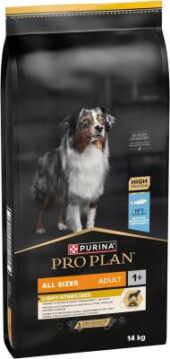 Pro Plan Light Sterilised Kısırlaştırılmış Balıklı Yetişkin Diyet Köpek Maması 14 kg - 2