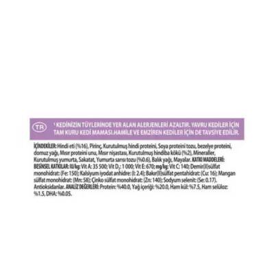 Pro Plan LiveClear Hindi Etli Yavru Kedi Maması 1,4 kg - 3