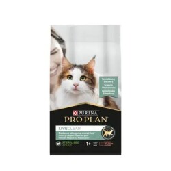 Pro Plan LiveClear Somonlu Kısırlaştırılmış Yetişkin Kedi Maması 1,4 kg - Pro Plan