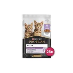 Pro Plan Pouch Sos İçinde Hindili Yavru Kedi Konservesi 85 gr X 26 Adet - Pro Plan