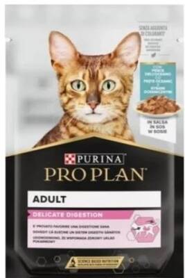 Pro Plan Pouch Sos İçinde Okyanus Balıklı Yetişkin Kedi Konservesi 85 gr - 1
