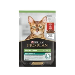 Pro Plan Pouch Sos İçinde Sığır Etli Kısırlaştırılmış Kedi Konservesi 85 gr - 2