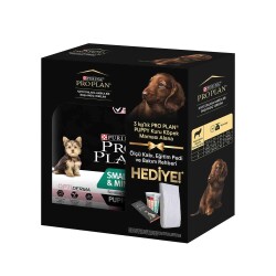 Pro Plan Puppy Small Sensitive Somonlu Küçük Irk Hassas Yavru Köpek Maması 3 kg + Ölçü Kabı ve Eğitim Pedi Hediyeli - Pro Plan