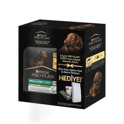 Pro Plan Puppy Small Sensitive Somonlu Küçük Irk Hassas Yavru Köpek Maması 3 kg + Ölçü Kabı ve Eğitim Pedi Hediyeli - 2