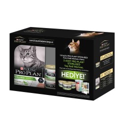Pro Plan Sterilised Kısırlaştırılmış Kediler İçin Somonlu Kedi Maması 1,5 kg + Adet Konserve Hediyeli Paket - Pro Plan