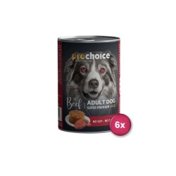 Prochoice Biftekli Yetişkin Köpek Konservesi 400 gr X 6 Adet - Prochoice