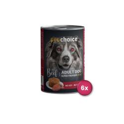 Prochoice Biftekli Yetişkin Köpek Konservesi 400 gr X 6 Adet - Prochoice