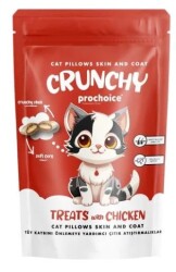 Prochoice Crunchy Skin & Coat Tüy Kaybını Önlemeye Yardımcı Tavuklu Kedi Ödül Maması 60 gr - Prochoice