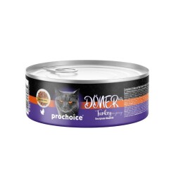Prochoice Döner Bites Sos İçinde Hindi Etli Yetişkin Kedi Konservesi 70 Gr - Prochoice