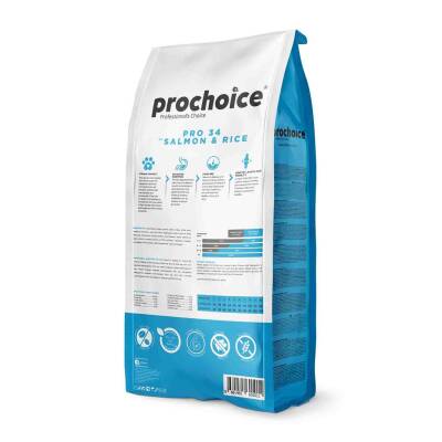 Prochoice Pro 34 Somonlu ve Pirinçli Yetişkin Kedi Maması 15 kg - 2