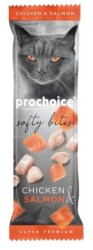Prochoice Softy Bites Tavuklu ve Somonlu Yumuşak Kedi Ödül Maması 10 gr - Prochoice
