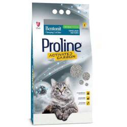 Proline Aktif Karbonlu İnce Taneli Topaklanan Bentonit Kedi Kumu 20 lt - Proline