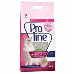 Proline Bebek Pudralı İnce Taneli Topaklanan Bentonit Kedi Kumu 10 lt
