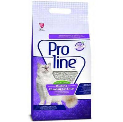 Proline Lavanta Kokulu İnce Taneli Topaklanan Bentonit Kedi Kumu 20 lt - 1