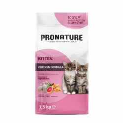 Pronature Tavuklu ve Pirinçli Yavru Kedi Maması 1,5 kg - Pronature
