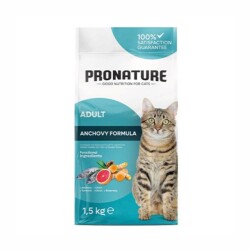 Pronature Hamsili ve Pirinçli Yetişkin Kedi Maması 1,5 kg - Pronature