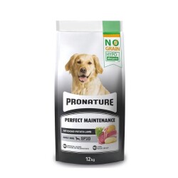 Pronature Hypo-Allergenic Kuzu Etli Enginarlı ve Patatesli Tahılsız Yetişkin Köpek Maması 10 + 2 kg - Pronature