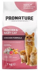 Pronature Mother&Baby Tavuk Etli Anne ve Yavru için Kuru Kedi Maması 7 kg - Pronature