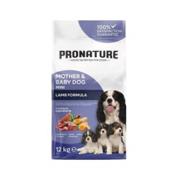 Pronature Mother&Baby Dog Kuzulu ve Pirinçli Yavru Köpek Maması 10 kg + 2 kg Bonus Paket - Pronature