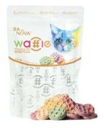 Ranova Karışık Lezzetli Dondurularak Kurutulmuş Etli Waffle Kedi Ödülü 60 gr - Ranova