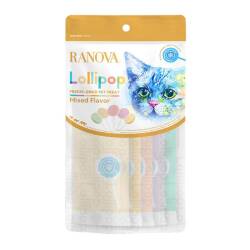 Ranova Kediler İçin Karışık Lezzetli Lolipop 5'li - Ranova