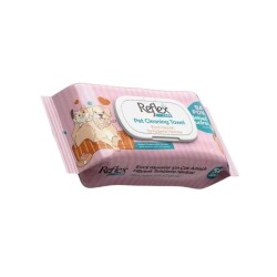 Reflex Care Kedi ve Köpekler İçin Çok Amaçlı Hijyenik Temizleme Mendili 50'li - Reflex