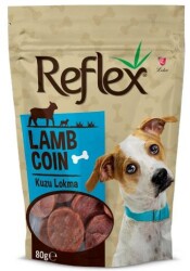 Reflex Köpek Ödülü Kuzu Etli Parçalar 80 gr - Reflex