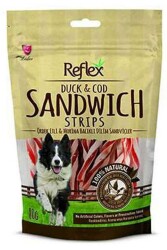 Reflex Kurutulmuş Ördek Etli ve Morina Balıklı Köpek Ödül Maması 80 gr - Reflex