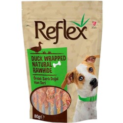 Reflex Ördek Etli Natural Kemik Köpek Ödül Maması 80 gr - Reflex