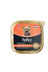 Reflex Plus Alu Tray Kuzu Etli ve Bal Kabaklı Pate Kıyılmış Küçük Irk Yetişkin Köpek Konservesi 85 gr - Reflex Plus