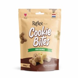 Reflex Plus Cookie Bites Mini Bones Küçük Irk Yetişkin Köpek Ödül Maması 150 gr - Reflex