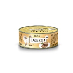 Reflex Plus Delizzia Kıyılmış Hindi Etli Yetişkin Kedi Konservesi 85 gr - Reflex Plus