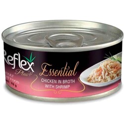 Reflex Plus Essential Tavuklu Karidesli Kedi Konservesi 70 gr - Reflex Plus