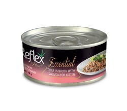 Reflex Plus Essential Ton Balığı Somonlu Yavru Kedi Konservesi 70 gr - Reflex