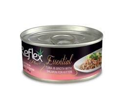Reflex Plus Essential Ton Balığı Somonlu Yavru Kedi Konservesi 70 gr - Reflex