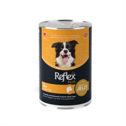 Reflex Plus Jöle İçinde Dana Etli Yetişkin Köpek Konservesi 400 Gr - Reflex Plus