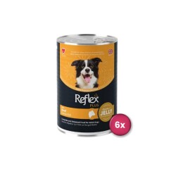 Reflex Plus Jöle İçinde Dana Etli Yetişkin Köpek Konservesi 400 Gr X 6 Adet - Reflex Plus