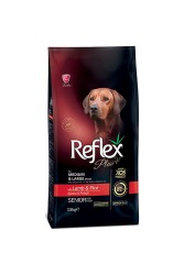 Reflex Plus Kuzu Etli ve Pirinçli Orta Irk Yaşlı Köpek Maması 15 kg - Reflex Plus
