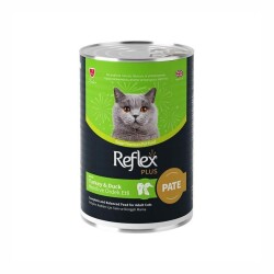 Reflex Plus Pate İçinde Et Parçacıklı Hindi Ve Ördek Etli Yetişkin Kedi Konservesi 395 Gr - Reflex Plus