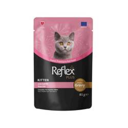 Reflex Plus Sos İçinde Parça Kuzu Etli Yavru Kedi Konservesi 85 Gr - Reflex Plus