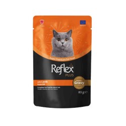 Reflex Plus Sos İçinde Parça Kuzu Etli Yetişkin Kedi Konservesi 85 Gr - Reflex Plus