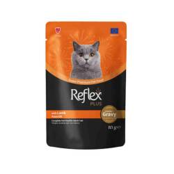 Reflex Plus Sos İçinde Parça Kuzu Etli Yetişkin Kedi Konservesi 85 Gr - Reflex Plus