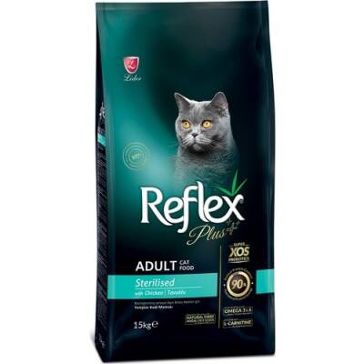 Reflex Plus Tavuklu Kısırlaştırılmış Yetişkin Kedi Maması 15 kg - 1